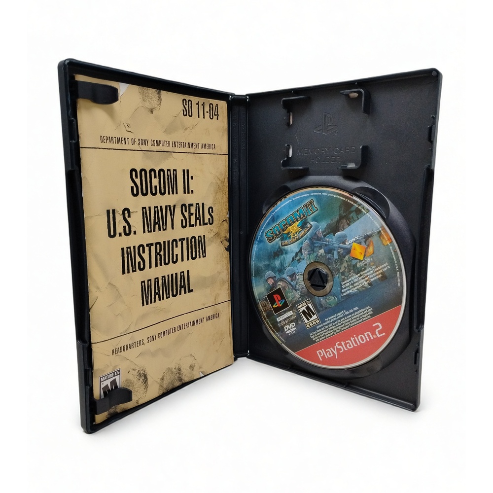 Sony SOCOM II U.S. Navy SEALs PS2 Greatest Hits Tactical Shooter Video Game CIB - Picture 3 of 4